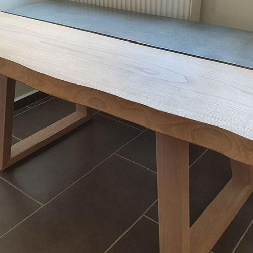 Designer Holz-Beton Tisch Indoor