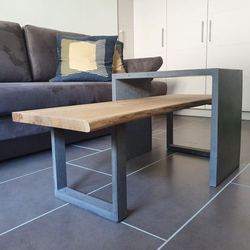coffee table living room concrete